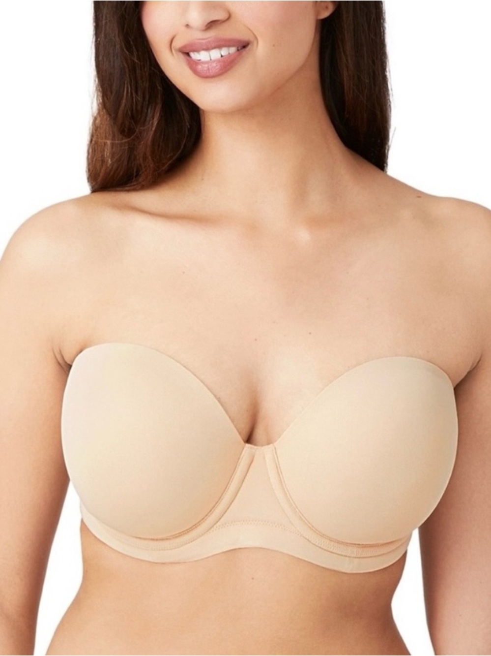 Wacoal 854119 Red Carpet Convertible Strapless bra nude/beige 34H - Picture 6 of 6